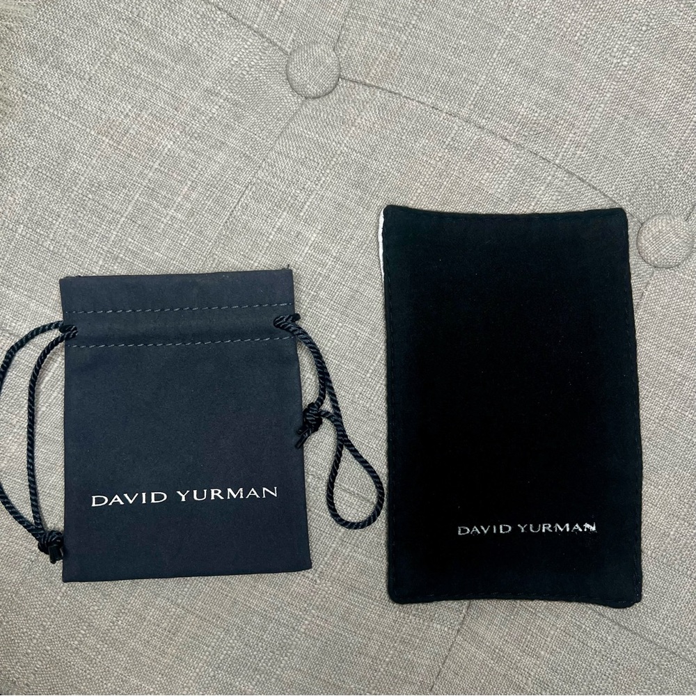 David Yurman Jewelry Pouch and Polishing Cloth